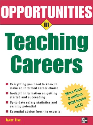 cover image of Opportunities in Teaching Careers